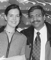 Anne Brockseker and Dean Dipak C. Jain