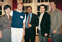 Dean Dipak Jain with Minneapolis area alumni