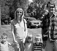 Michael Ostaffe TMP 1997 and his family