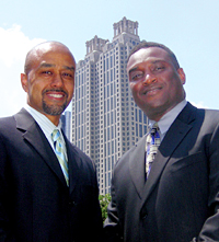 James Pitts, left, and William Lampley