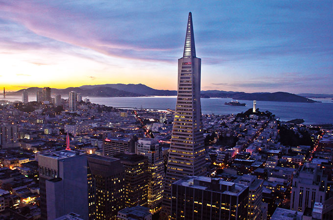 Transamerica pyramid in san francisco