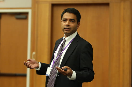 Chandra speaking at MacEachern 2015