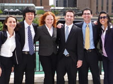 Members of the winning 2009 Kellogg Team